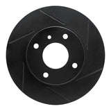 R1 Concepts 84-88 Nissan Maxima Front Right Slotted Black Brake Rotor by R1 Concepts RNC-613-67021R