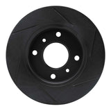 R1 Concepts 89-13 Nissan 240SX Front Left Slotted Black Brake Rotor by R1 Concepts RNC-613-67028L