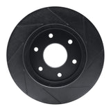 R1 Concepts 04-05 Nissan Armada Front Left Slotted Black Brake Rotor by R1 Concepts RNC-613-67091L