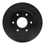 R1 Concepts 04-05 Nissan Armada Front Left Slotted Black Brake Rotor by R1 Concepts RNC-613-67091L