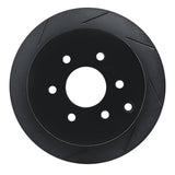 R1 Concepts 05-22 Suzuki Equator Rear Left Slotted Black Brake Rotor by R1 Concepts RNC-613-67094L