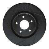 R1 Concepts 14-19 Nissan Rogue Hybrid Front Left Slotted Black Brake Rotor by R1 Concepts RNC-613-67104L