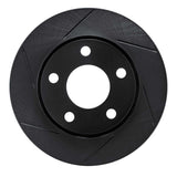 R1 Concepts 00-02 Audi S4 Rear Left Slotted Black Brake Rotor by R1 Concepts RNC-613-73024L