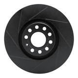 R1 Concepts 98-09 Audi S4 Front Left Slotted Black Brake Rotor by R1 Concepts RNC-613-73036L