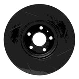 R1 Concepts 08-12 Audi A4 FWD Front Left Slotted Black Brake Rotor by R1 Concepts RNC-613-73057L