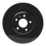 R1 Concepts 08-12 Audi A4 FWD Front Left Slotted Black Brake Rotor by R1 Concepts RNC-613-73057L