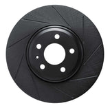 R1 Concepts 08-12 Audi A4 FWD Front Right Slotted Black Brake Rotor by R1 Concepts RNC-613-73057R