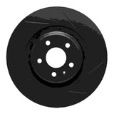 R1 Concepts 08-11 Audi S4 Front Right Slotted Black Brake Rotor by R1 Concepts RNC-613-73058R