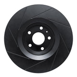 R1 Concepts 12-15 Audi TT Quattro (Excl RS) Front Right Slotted Black Brake Rotor by R1 Concepts RNC-613-73069R