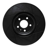 R1 Concepts 18-22 Audi Q5 Hybrid Front Left Slotted Black Brake Rotor by R1 Concepts RNC-613-73083L