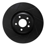 R1 Concepts 18-22 Audi Q5 Hybrid Front Left Slotted Black Brake Rotor by R1 Concepts RNC-613-73083L