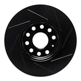 R1 Concepts 05-21 Audi A3 Front Left Slotted Black Brake Rotor by R1 Concepts RNC-613-74028L