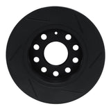 R1 Concepts 10-19 Audi A3 Rear Left Slotted Black Brake Rotor by R1 Concepts RNC-613-74033L