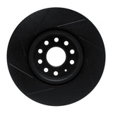 R1 Concepts 06-13 Audi A3 Front Right Slotted Black Brake Rotor by R1 Concepts RNC-613-74053R