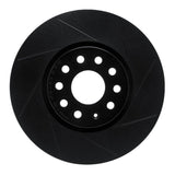 R1 Concepts 06-13 Audi A3 Front Right Slotted Black Brake Rotor by R1 Concepts RNC-613-74053R