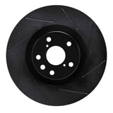 R1 Concepts 11-20 Lexus GS200T Right Front Slotted Black Brake Rotor by R1 Concepts RNC-613-75033D