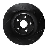R1 Concepts 13-20 Lexus GS200T Right Front Slotted Black Brake Rotor by R1 Concepts RNC-613-75035D