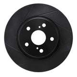 R1 Concepts 02-15 Toyota Avalon Front Left Slotted Black Brake Rotor by R1 Concepts RNC-613-76075L