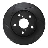 R1 Concepts 06-18 Lexus HS250H Front Left Slotted Black Brake Rotor by R1 Concepts RNC-613-76135L