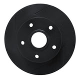 R1 Concepts 88-91 Mazda 929 Front Left Slotted Black Brake Rotor by R1 Concepts RNC-613-80018L