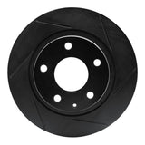 R1 Concepts 14-21 Mazda 6 Rear Right Slotted Black Brake Rotor by R1 Concepts RNC-613-80051R