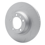 Dynamic Friction 2010-2016 Porsche Panamera Left Rear GeoSPEC Coated Rotor - Slotted (350x28 Vented) by Dynamic Friction Company 614-02047D