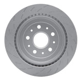 Dynamic Friction 2015-2019 Cadillac CTS Left Rear GeoSPEC Coated Rotor - Slotted (315x23 Vented) by Dynamic Friction Company 614-46051D
