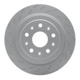 Dynamic Friction 2015-2019 Cadillac CTS Left Rear GeoSPEC Coated Rotor - Slotted (315x23 Vented) by Dynamic Friction Company 614-46051D