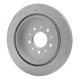 Dynamic Friction 2016-2019 Cadillac ATS Left Rear GeoSPEC Coated Rotor - Slotted by Dynamic Friction Company 614-46053D