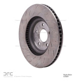 Dynamic Friction 2014-2019 Chevrolet Corvette Front GeoSPEC Coated Rotor - Slotted (345x30 Vented) by Dynamic Friction Company 614-47049