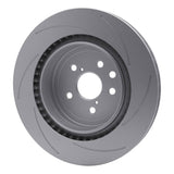 Dynamic Friction 2015-2022 Lexus RC F Left Rear GeoSPEC Coated Rotor - Slotted (345x28 Vented) by Dynamic Friction Company 614-75040D