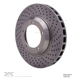 Dynamic Friction 1982-1989 Porsche 911 Right Front Drilled Brake Rotor (304x32 Vented) by Dynamic Friction Company 620-02012D