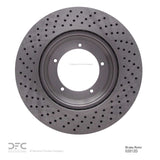 Dynamic Friction 1982-1989 Porsche 911 Right Front Drilled Brake Rotor (304x32 Vented) by Dynamic Friction Company 620-02012D