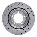 Dynamic Friction 1978-1989 Porsche 930 Right Rear Drilled Brake Rotor (309x28 Vented) by Dynamic Friction Company 620-02014D