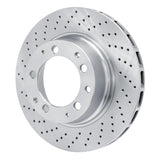 Dynamic Friction 1978-1989 Porsche 930 Left Rear Drilled Brake Rotor (309x28 Vented) by Dynamic Friction Company 620-02015D