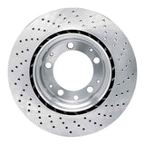 Dynamic Friction 1978-1989 Porsche 930 Left Rear Drilled Brake Rotor (309x28 Vented) by Dynamic Friction Company 620-02015D