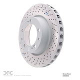 Dynamic Friction 1994-1998 Porsche 911 Left Front Drilled Brake Rotor (303x32 Vented) by Dynamic Friction Company 620-02025D
