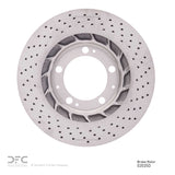 Dynamic Friction 1994-1998 Porsche 911 Left Front Drilled Brake Rotor (303x32 Vented) by Dynamic Friction Company 620-02025D
