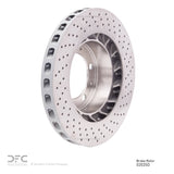 Dynamic Friction 1994-1998 Porsche 911 Left Front Drilled Brake Rotor (303x32 Vented) by Dynamic Friction Company 620-02025D