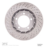 Dynamic Friction 1994-1998 Porsche 911 Right Front Drilled Brake Rotor (303x32 Vented) by Dynamic Friction Company 620-02026D