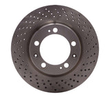 Dynamic Friction 1994-1998 Porsche 911 Right Front Drilled Brake Rotor (303x32 Vented) by Dynamic Friction Company 620-02026D