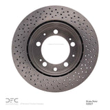 Dynamic Friction 1994-1998 Porsche 911 Rear Drilled Brake Rotor (299x23.8 Vented) by Dynamic Friction Company 620-02027