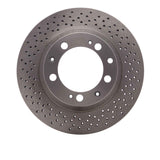 Dynamic Friction 1994-1998 Porsche 911 Rear Drilled Brake Rotor (299x23.8 Vented) by Dynamic Friction Company 620-02027
