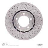 Dynamic Friction 1998-2012 Porsche 911 Left Front Drilled Brake Rotor (318x28 Vented) by Dynamic Friction Company 620-02032D