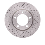 Dynamic Friction 1998-2012 Porsche 911 Left Front Drilled Brake Rotor (318x28 Vented) by Dynamic Friction Company 620-02032D