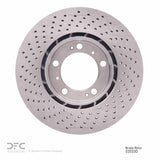 Dynamic Friction 1998-2012 Porsche Boxster Right Front Drilled Brake Rotor (318x28 Vented) by Dynamic Friction Company 620-02033D