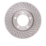 Dynamic Friction 1998-2012 Porsche Boxster Right Front Drilled Brake Rotor (318x28 Vented) by Dynamic Friction Company 620-02033D