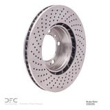 Dynamic Friction 1998-2012 Porsche Boxster Right Front Drilled Brake Rotor (318x28 Vented) by Dynamic Friction Company 620-02033D
