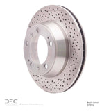 Dynamic Friction 1998-2008 Porsche 911 Rear Drilled Brake Rotor (298x23.83 Vented) by Dynamic Friction Company 620-02034
