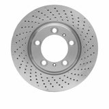 Dynamic Friction 1999-2023 Porsche 718 Boxster Right Front Drilled Brake Rotor (330x34 Vented) by Dynamic Friction Company 620-02035D